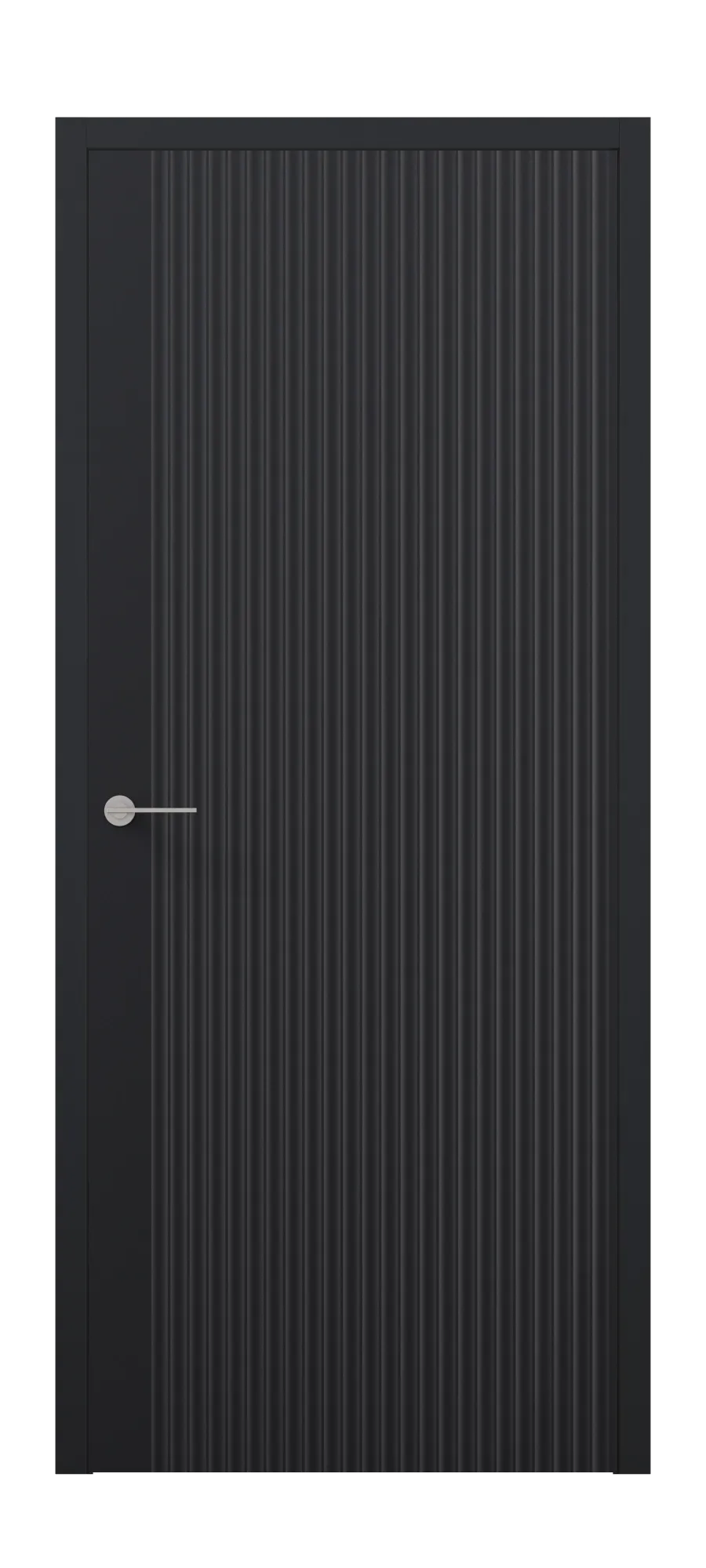 Interior door Art 1 black shagreen