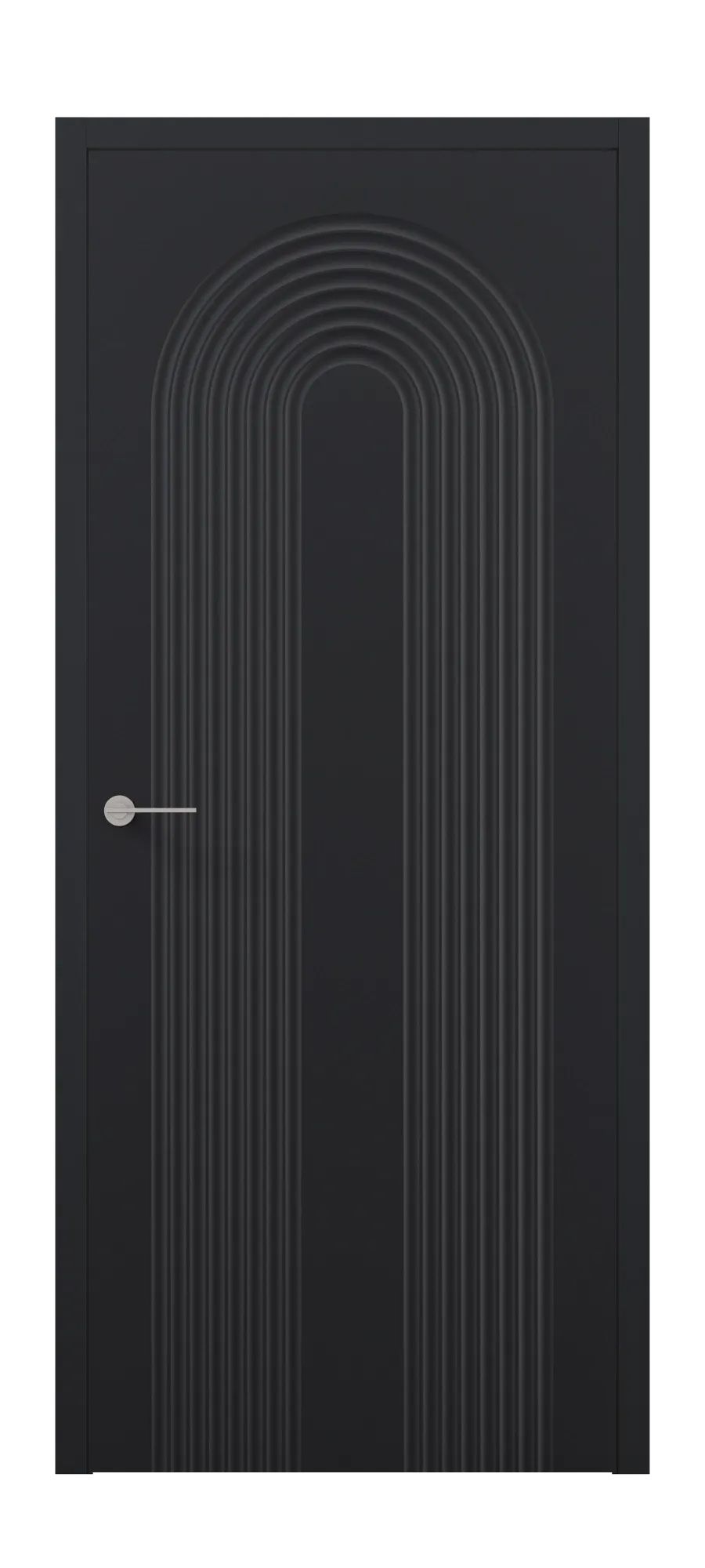  Interior door Art 4 black shagreen (top)