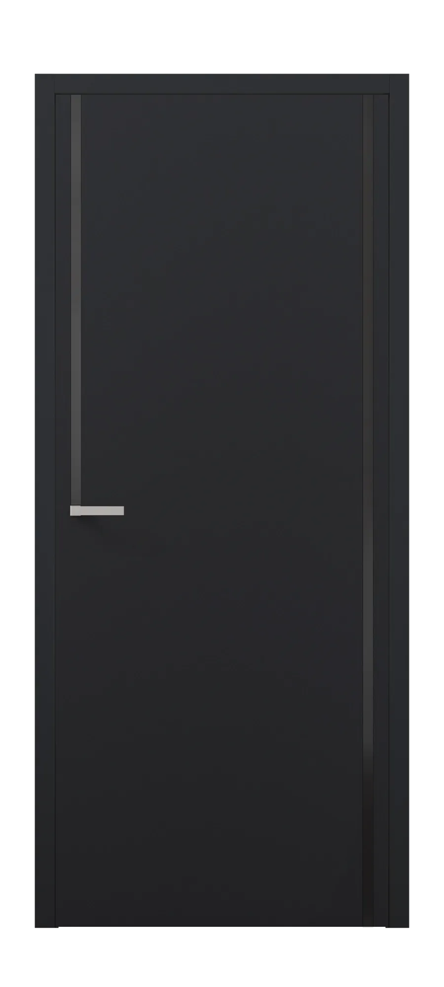 Бөлмеаралық есік Essential 4 қара шагрень