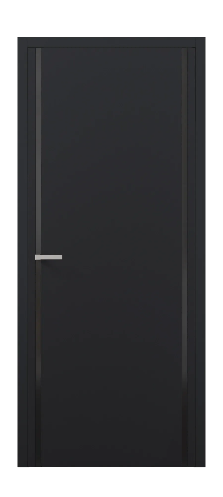 Interior door Essential 5 black shagreen