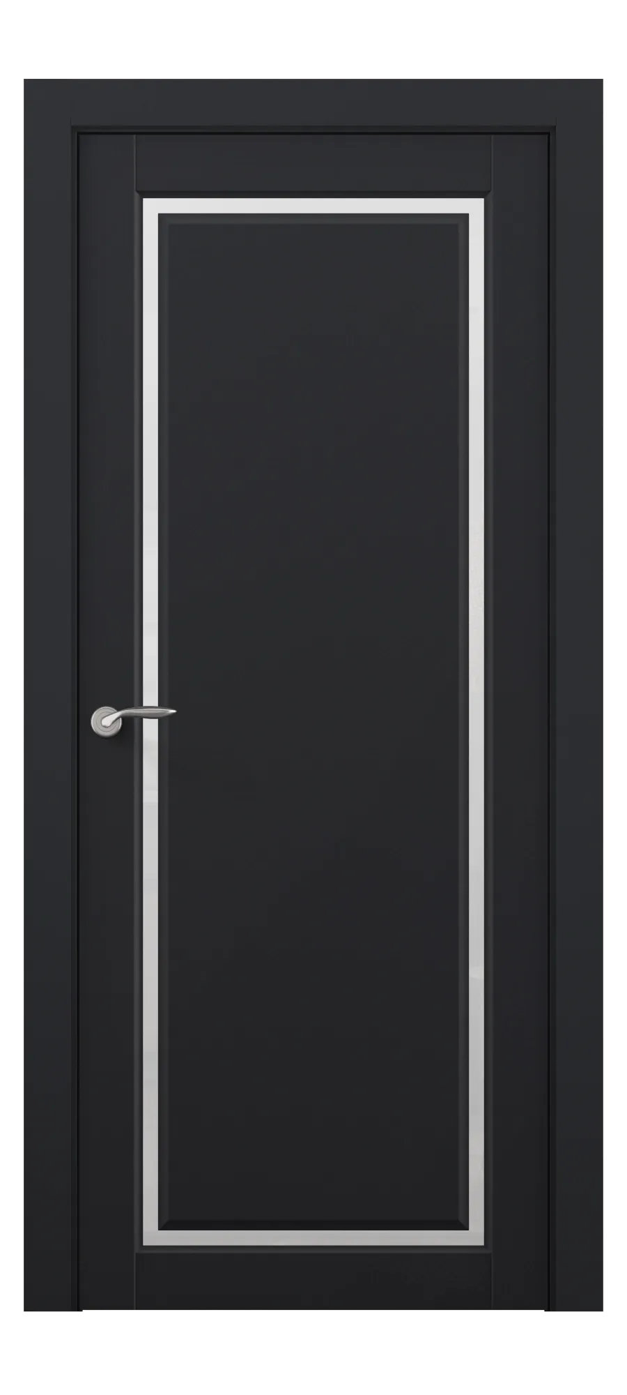 Interior door Fly 01 black shagreen