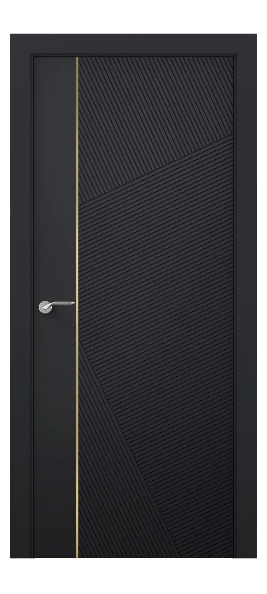 Interior door Interio 2 black shagreen