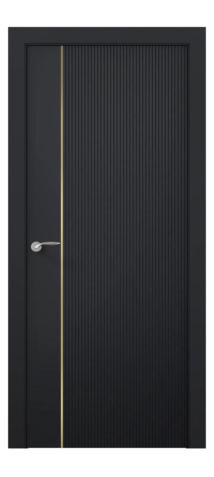 Interior door Interio 5 black shagreen