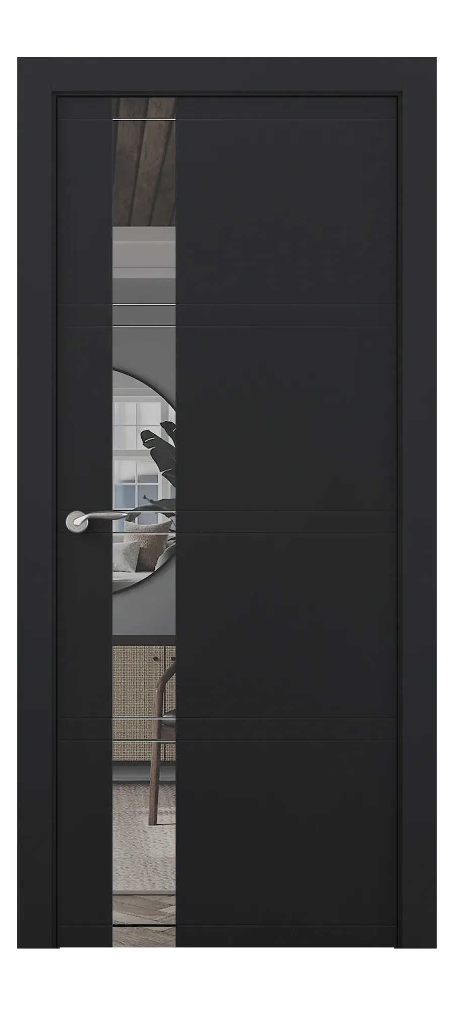 Interior door Concept black shagreen