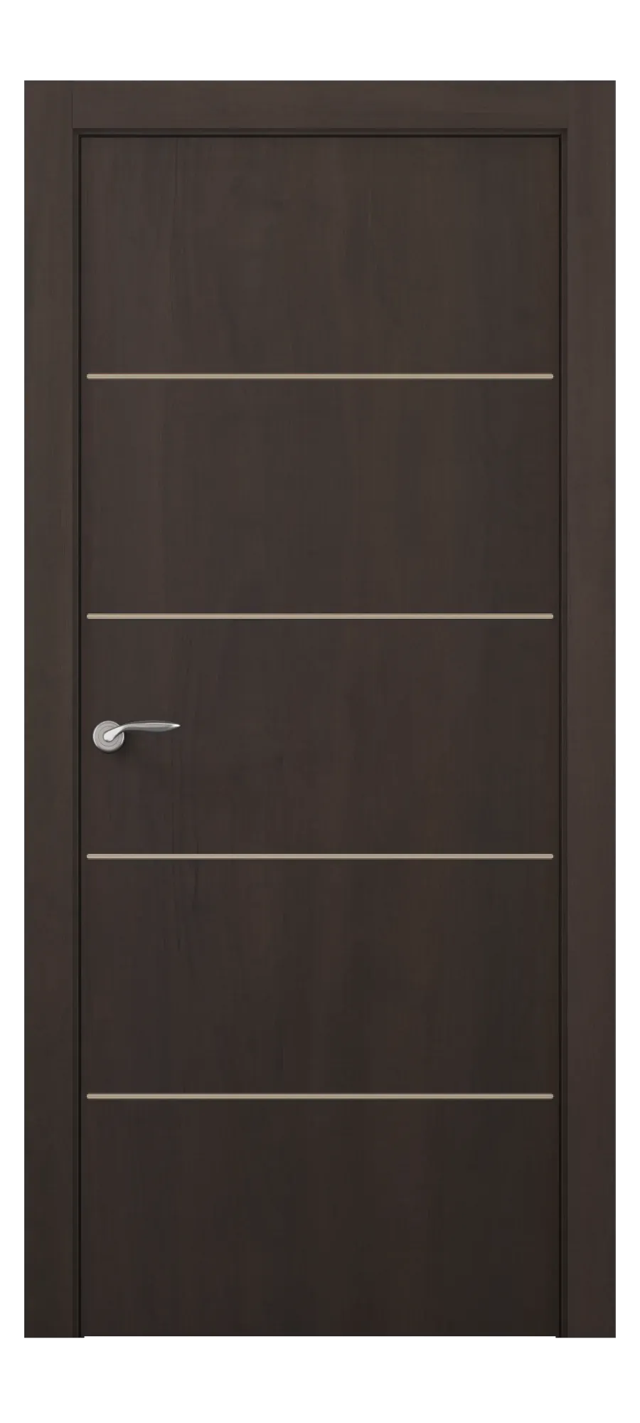 Interior door Line 4 marrone oak