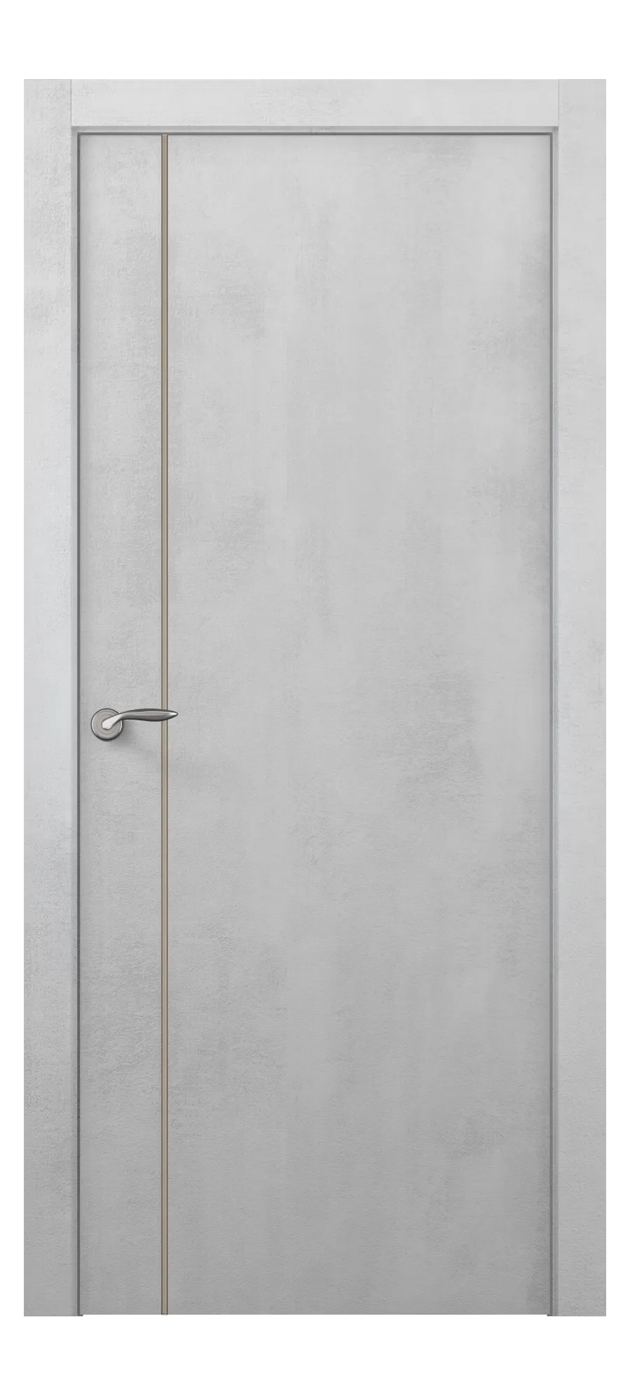 Interior door Line 6 white concrete