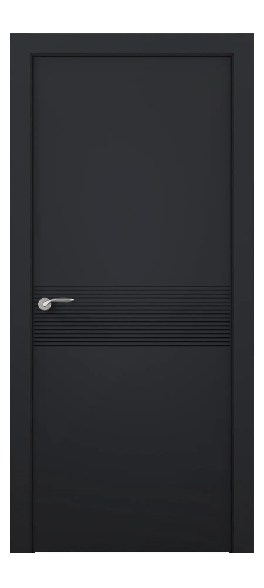 Interior door Light 23 black shagreen