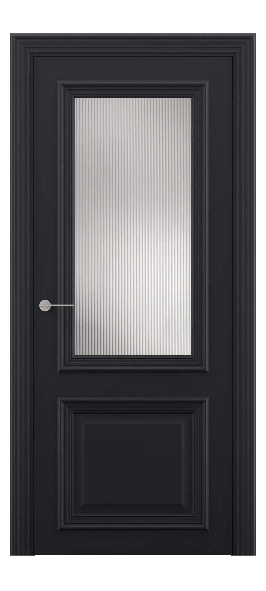  Interior door Manchester 02 black shagreen (top)