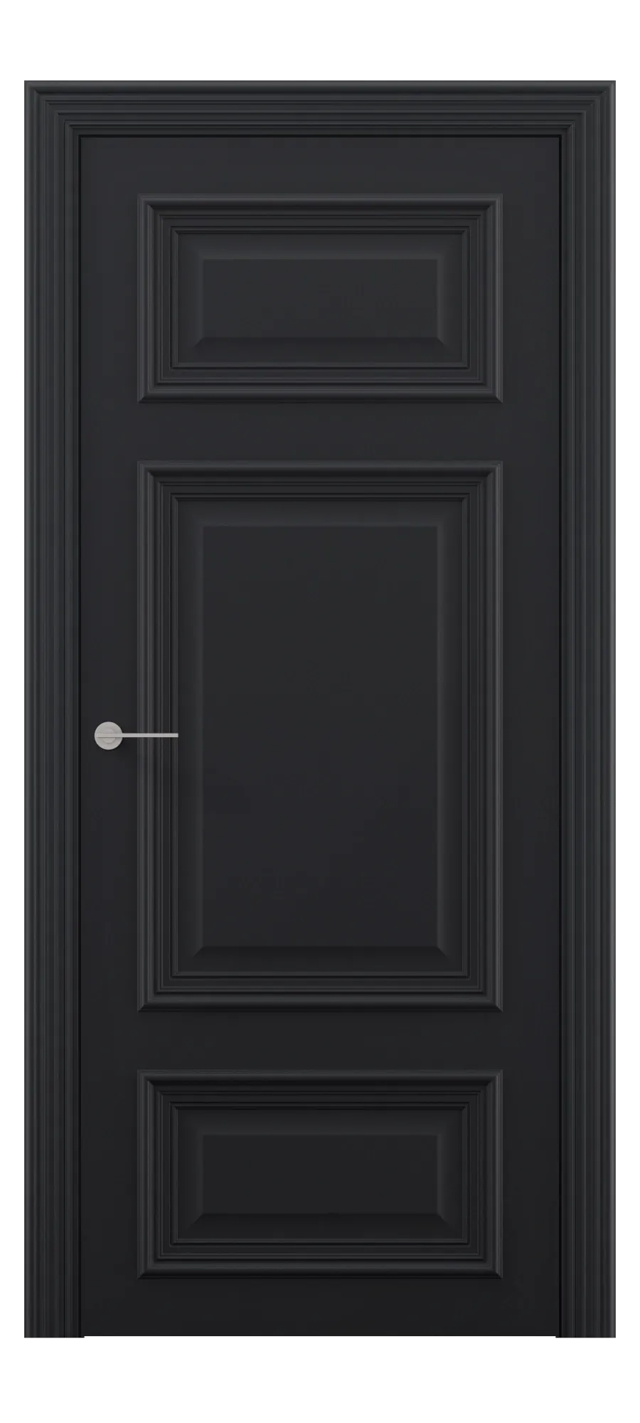 Interior door Manchester 4 black shagreen