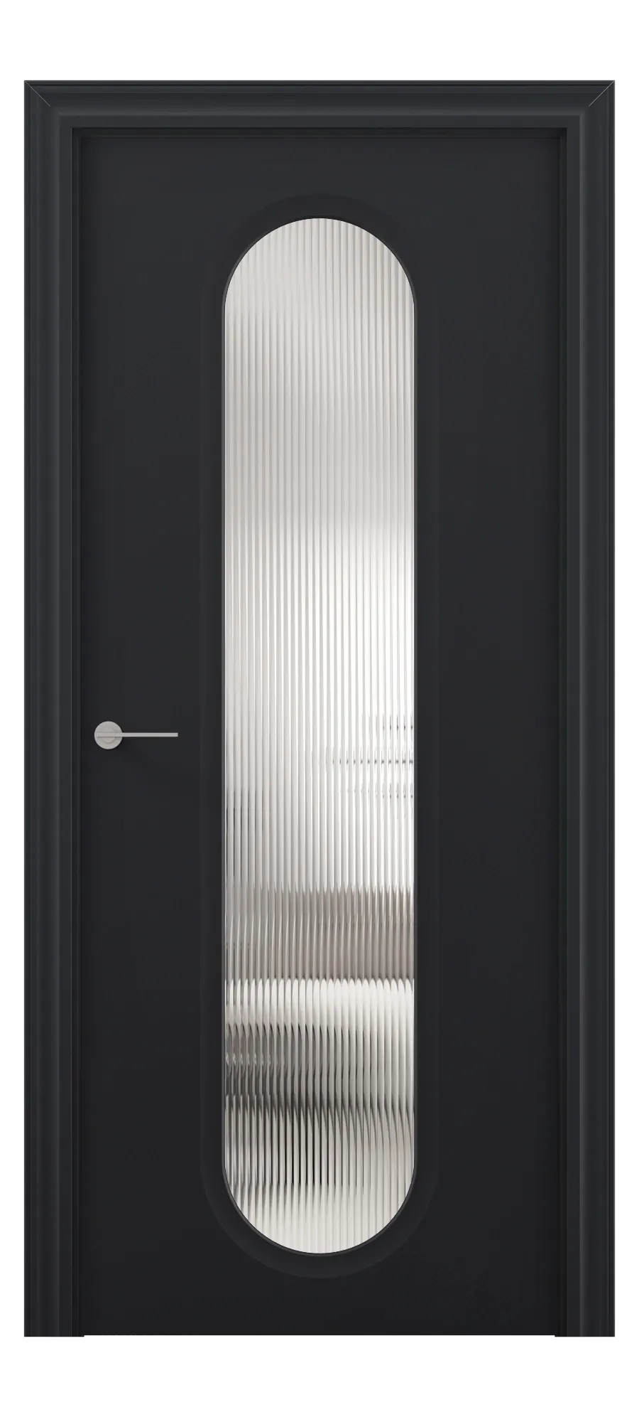 Interior door Mars 05 black shagreen