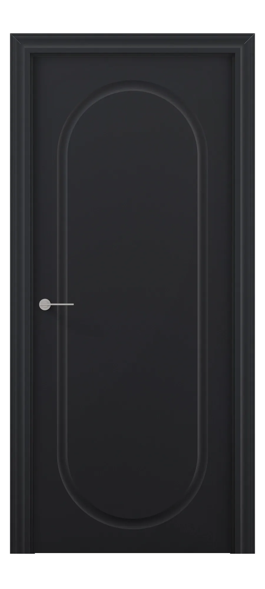 Interior door Mars 1 black shagreen