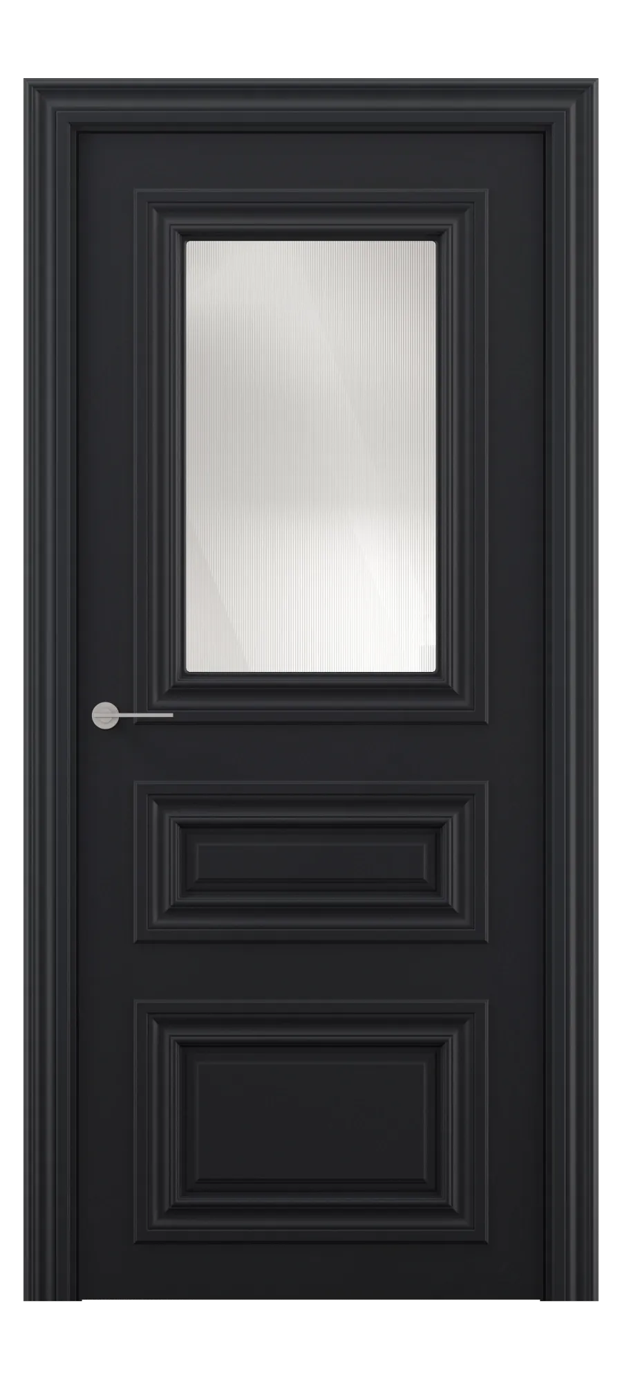 Interior door Montreal 03 black shagreen (top)