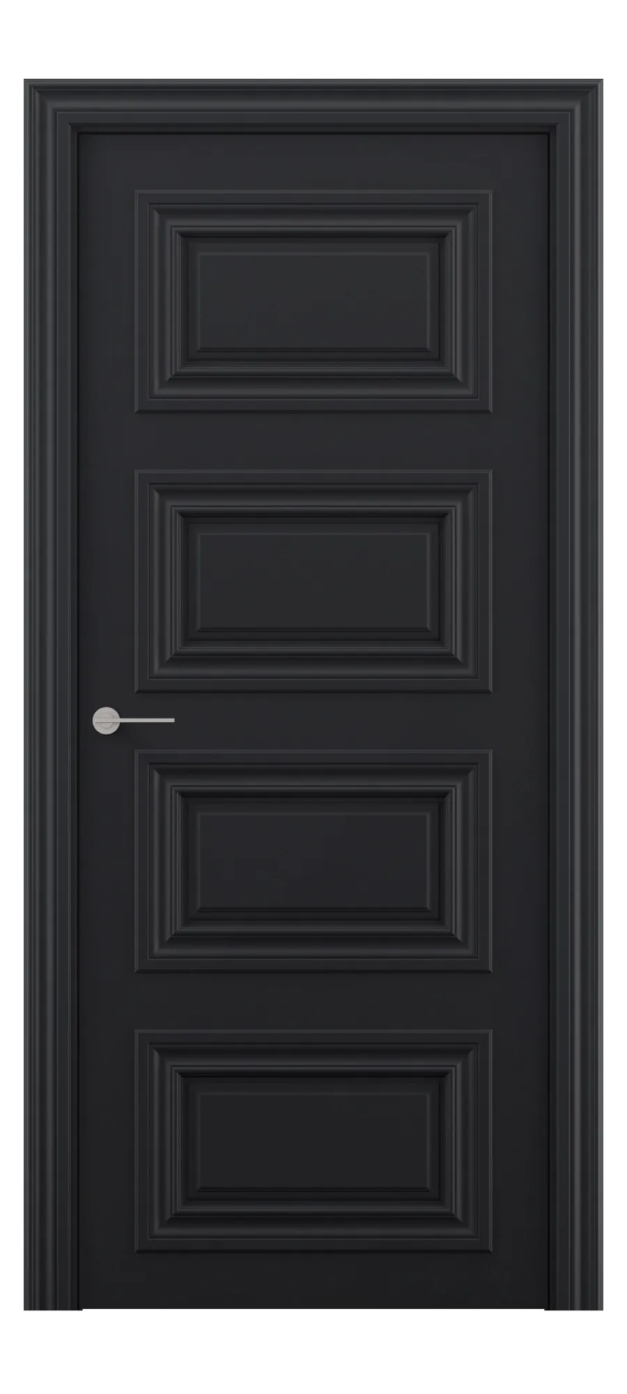 Interior door Montreal 6 black shagreen