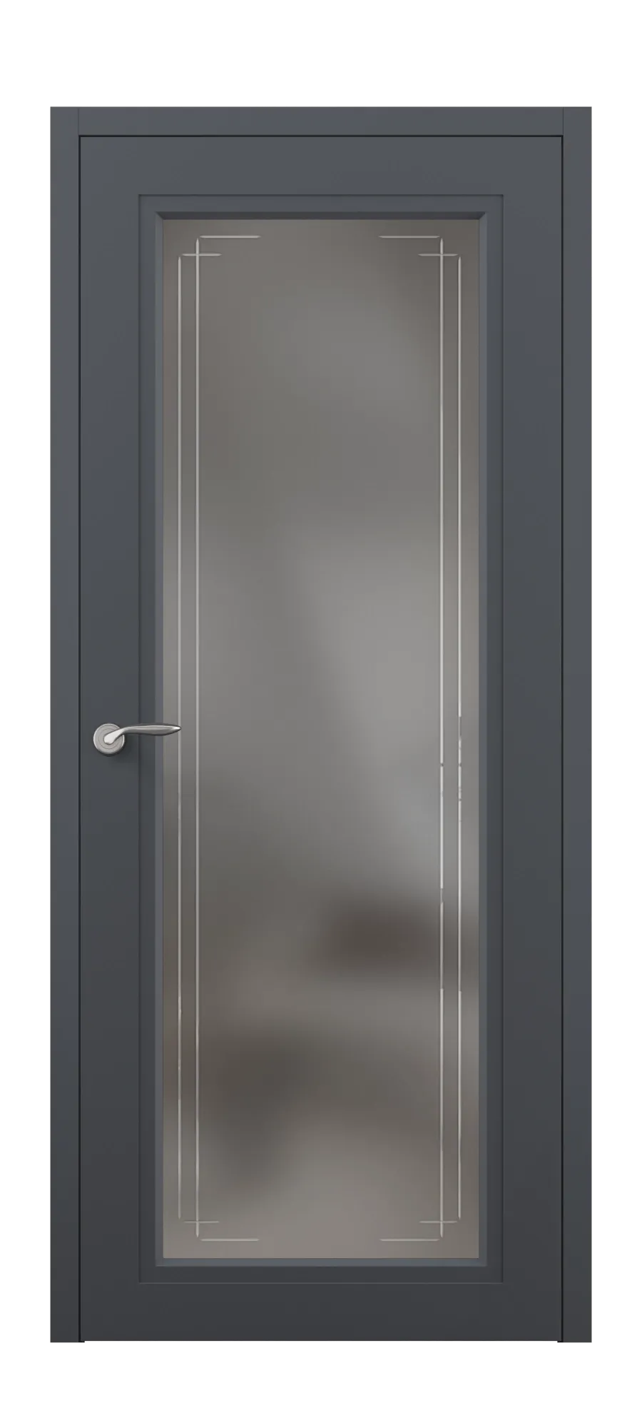  Бөлмеаралық есік Neoclassic 01 ral 7024 (жоғарыдан)