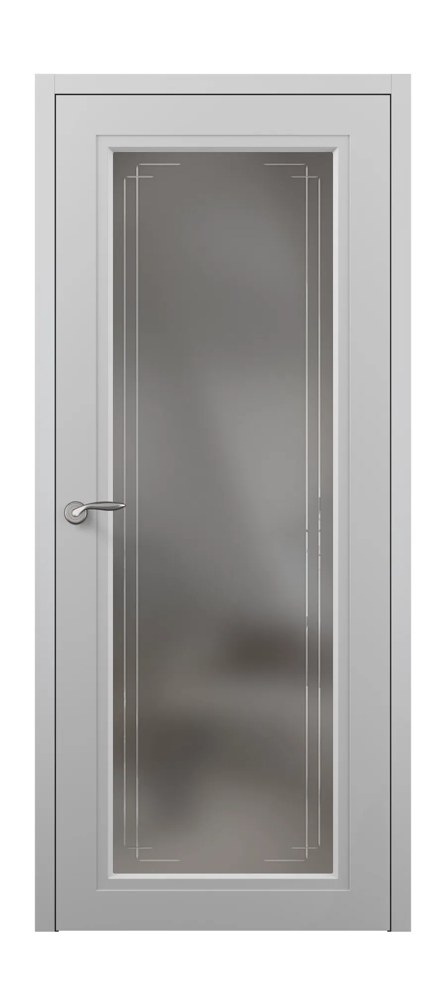  Бөлмеаралық есік Neoclassic 01 ral 7047 (жоғарыдан)
