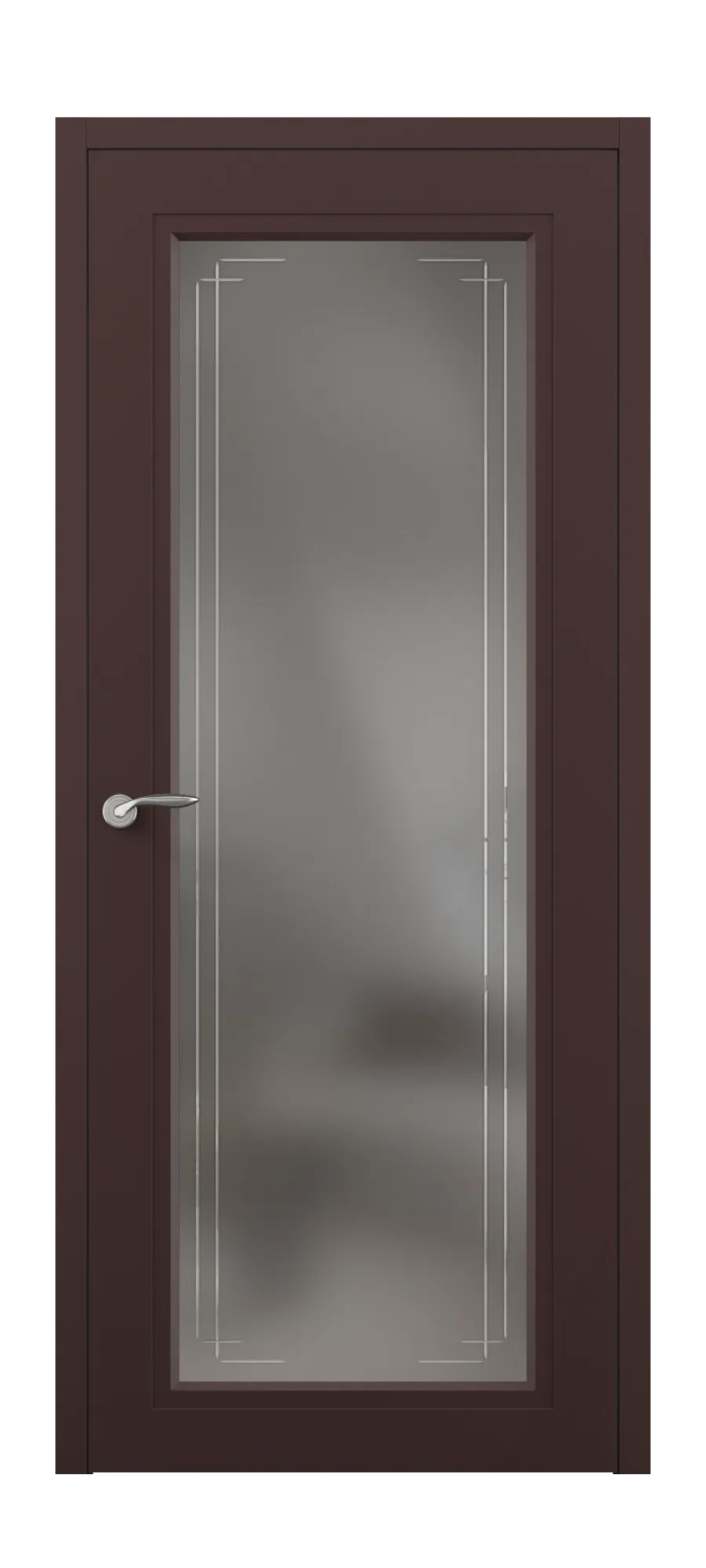 Бөлмеаралық есік Neoclassic 01 софт бордо