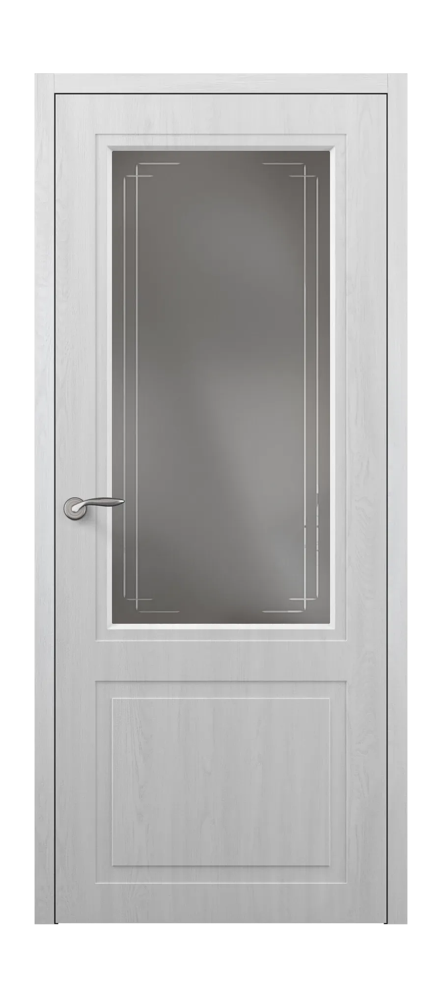  Interior door Neoclassic 02 iceberg oak (top)