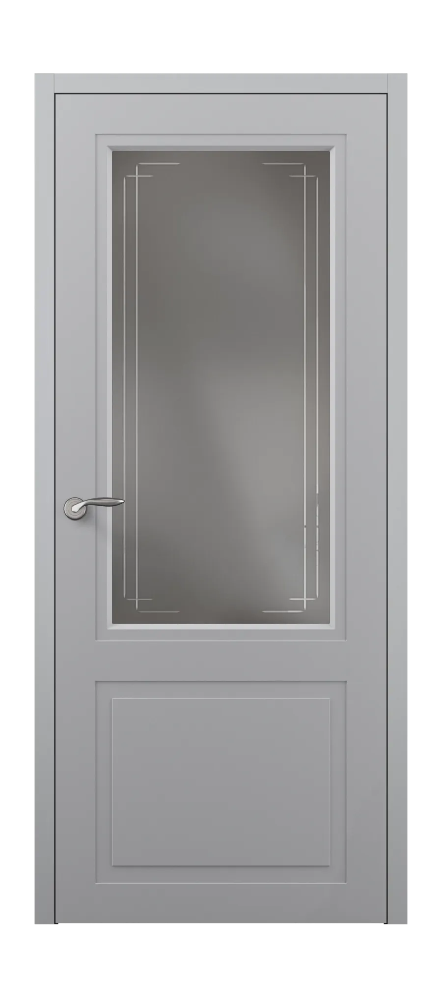  Interior door Neoclassic 02 soft velvet grey (top)