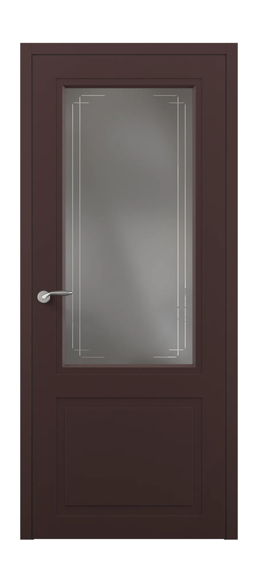 Бөлмеаралық есік Neoclassic 02 софт бордо