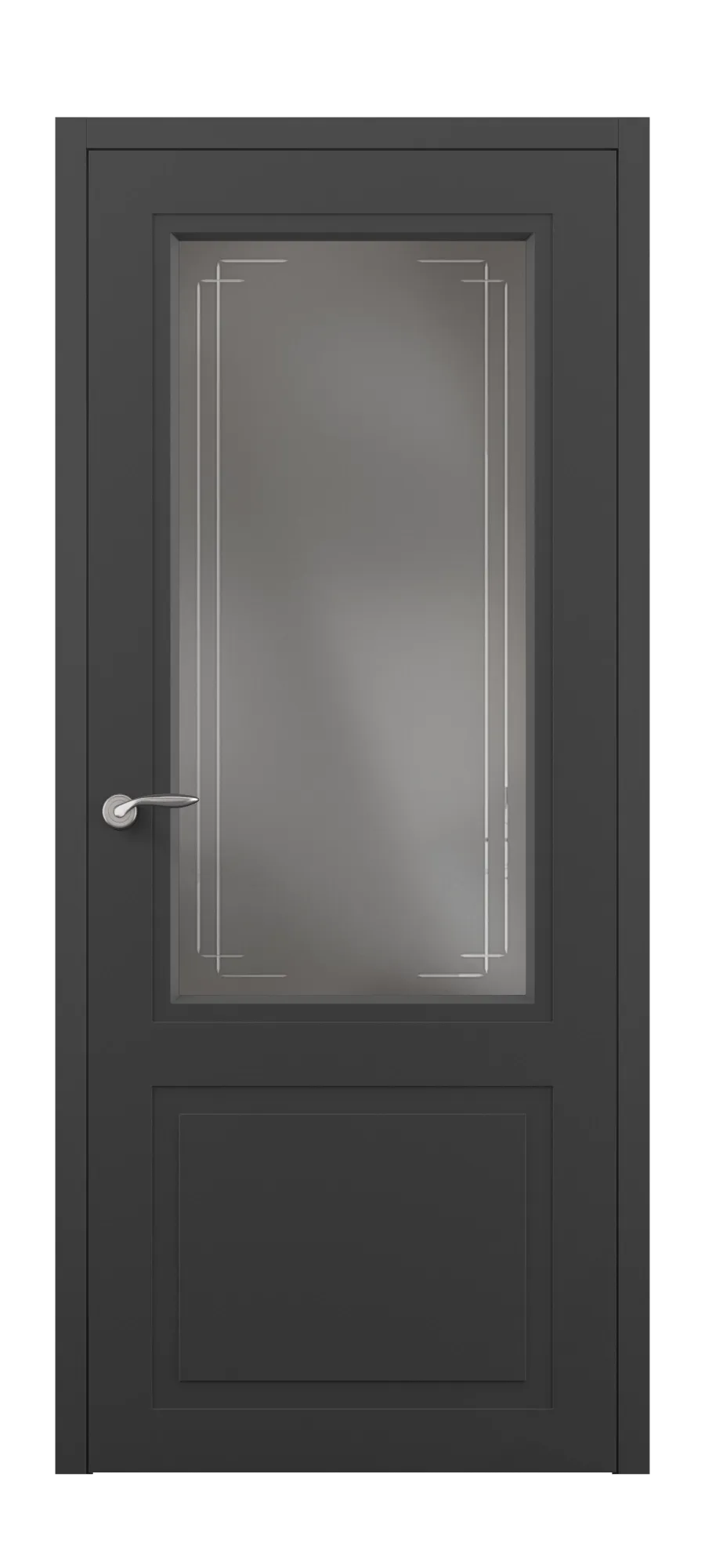 Бөлмеаралық есік Neoclassic 02 софт графит