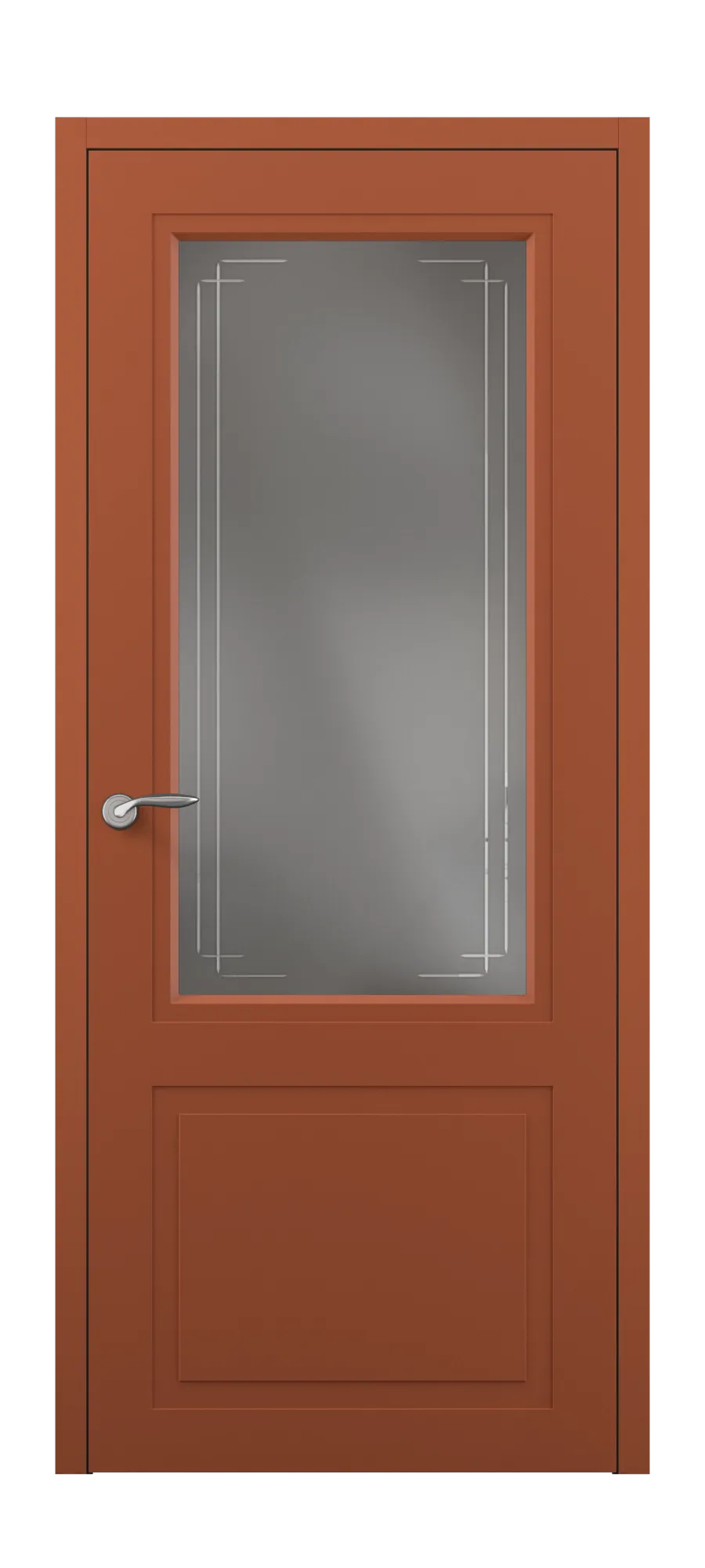  Бөлмеаралық есік Neoclassic 02 софт терракот (жоғарыдан)