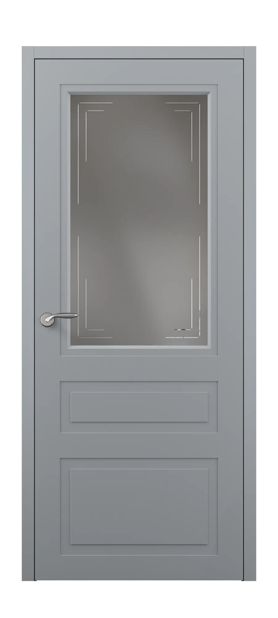  Бөлмеаралық есік Neoclassic 03 ral 7040 (жоғарыдан)