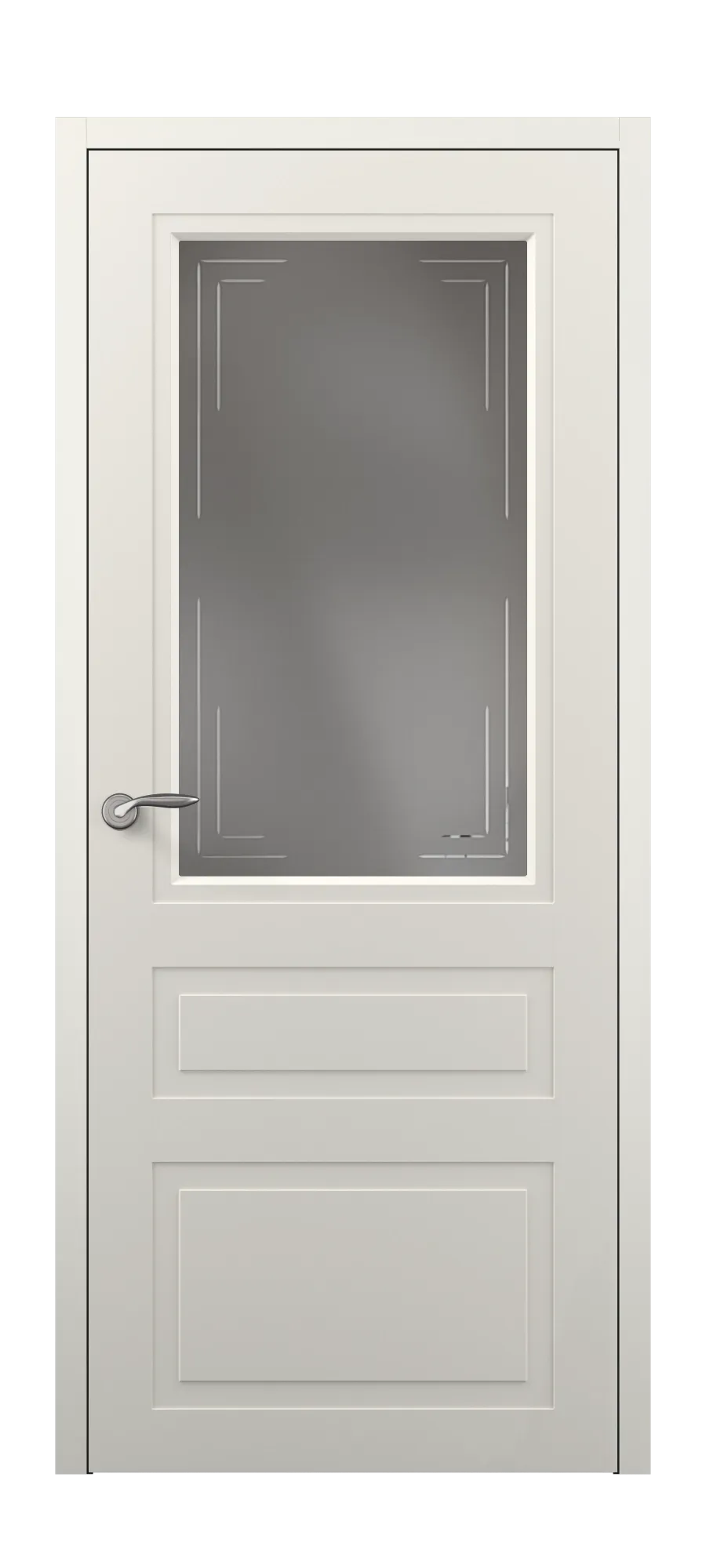  Бөлмеаралық есік Neoclassic 03 ral 9010 (жоғарыдан)