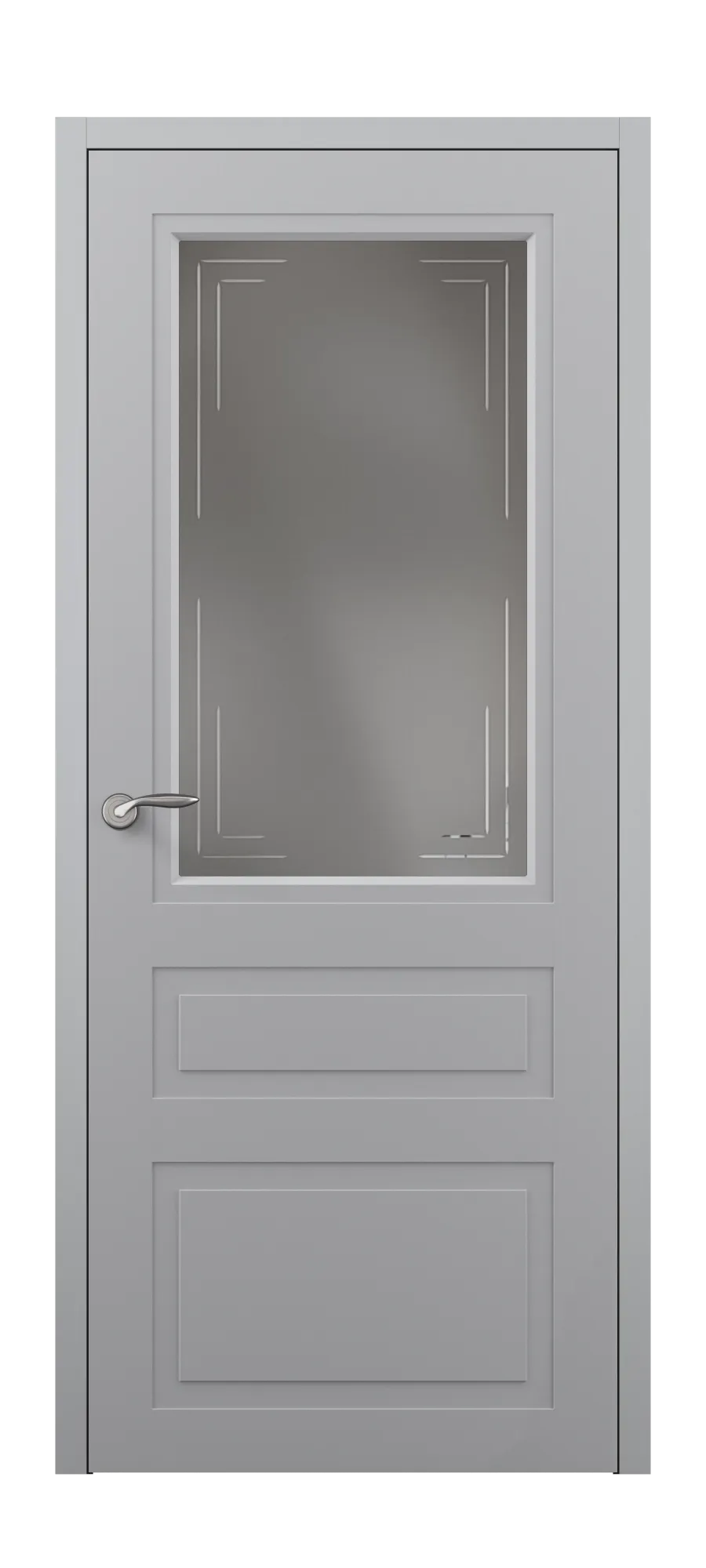 мини верх Дверь Neoclassic 03 софт бархат серый