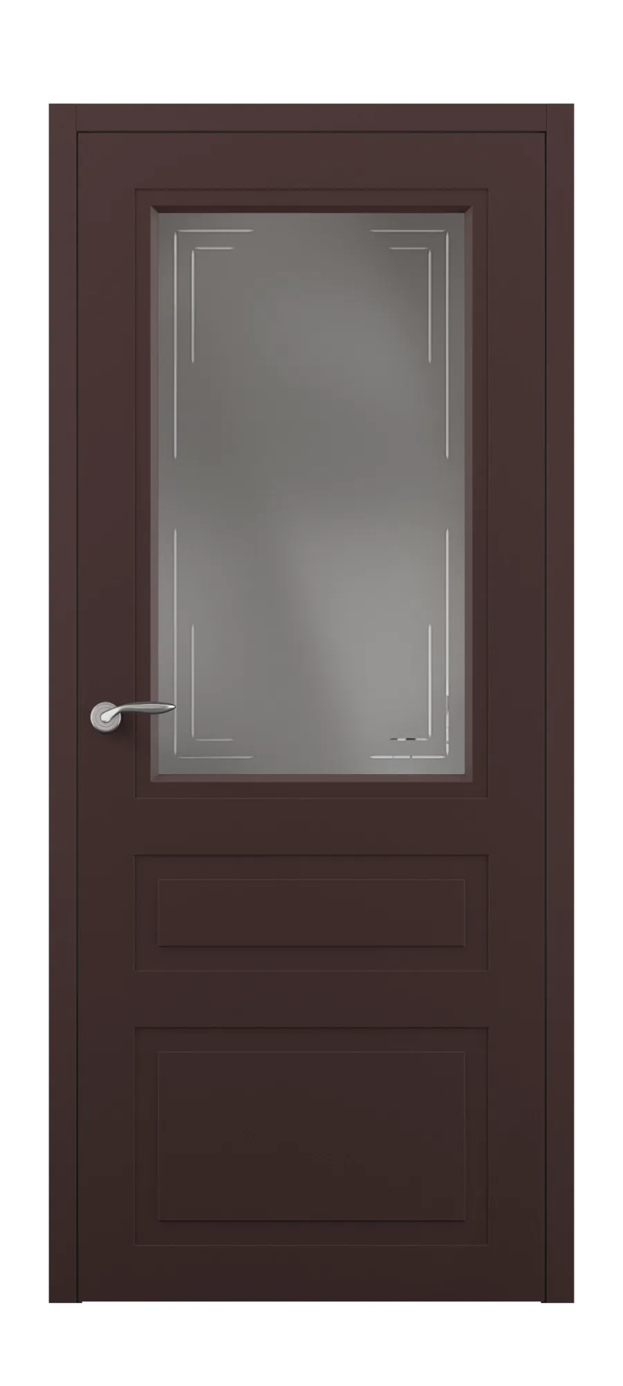 Interior door Neoclassic 03 soft bordeaux