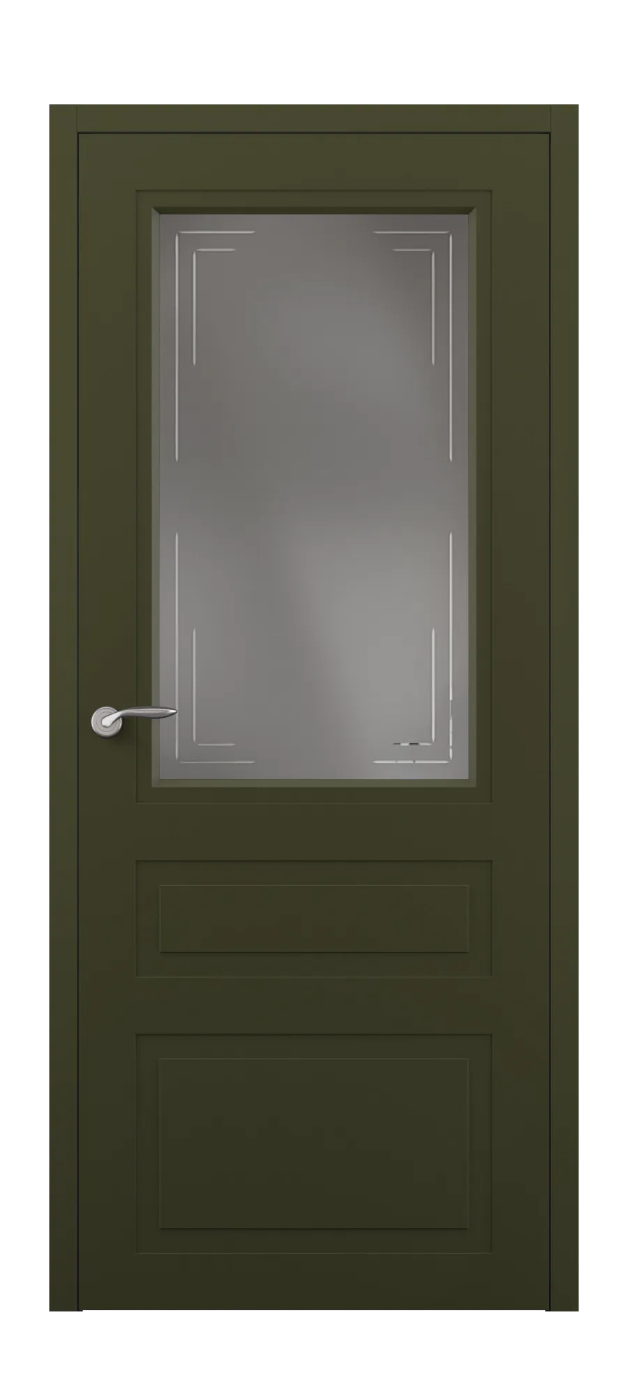  Interior door Neoclassic 03 soft olive (top)