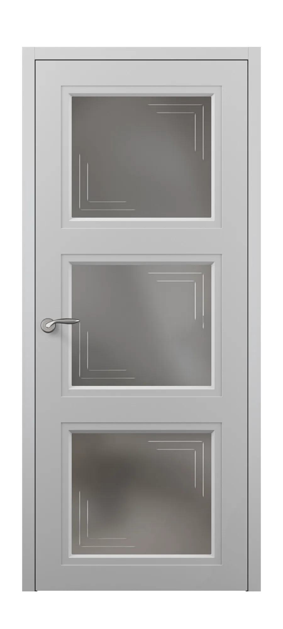  Бөлмеаралық есік Neoclassic 04 ral 7047 (жоғарыдан)