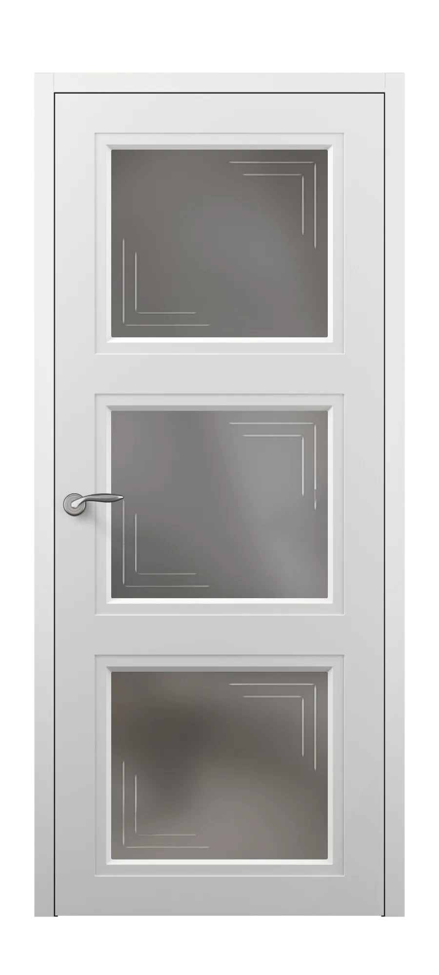  Бөлмеаралық есік Neoclassic 04 ral 9003 (жоғарыдан)