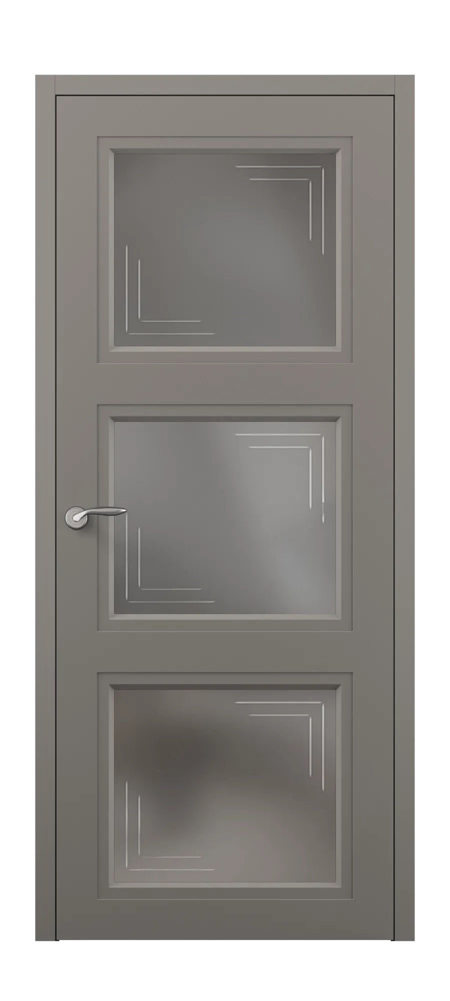 Interior door Neoclassic 04 soft velvet cappuccino