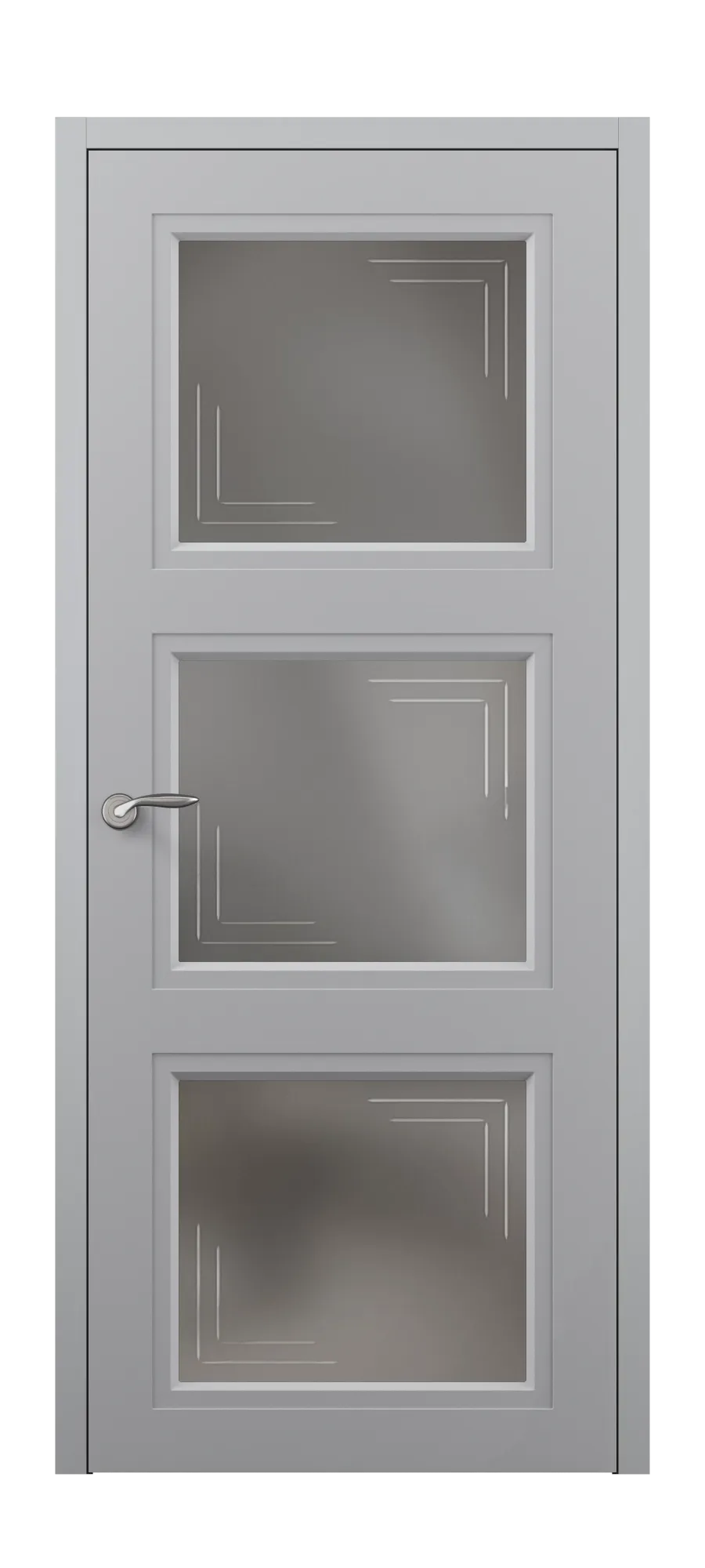  Interior door Neoclassic 04 soft velvet grey (top)