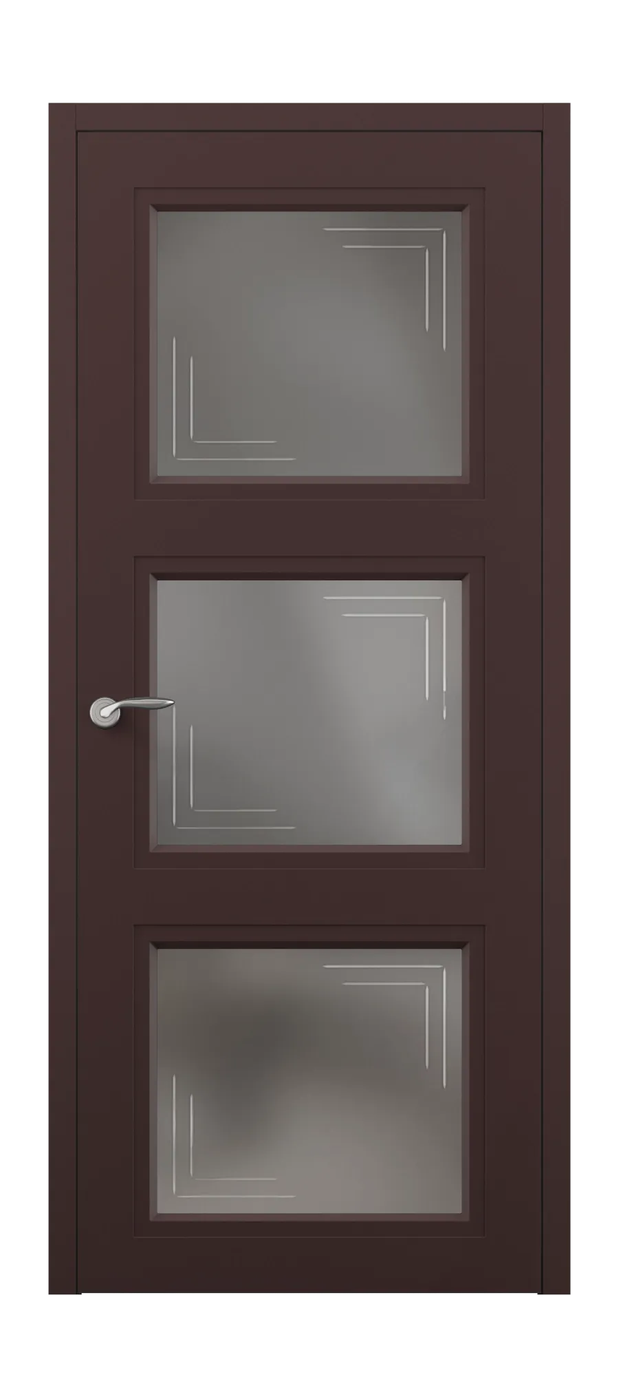 Interior door Neoclassic 04 soft bordeaux