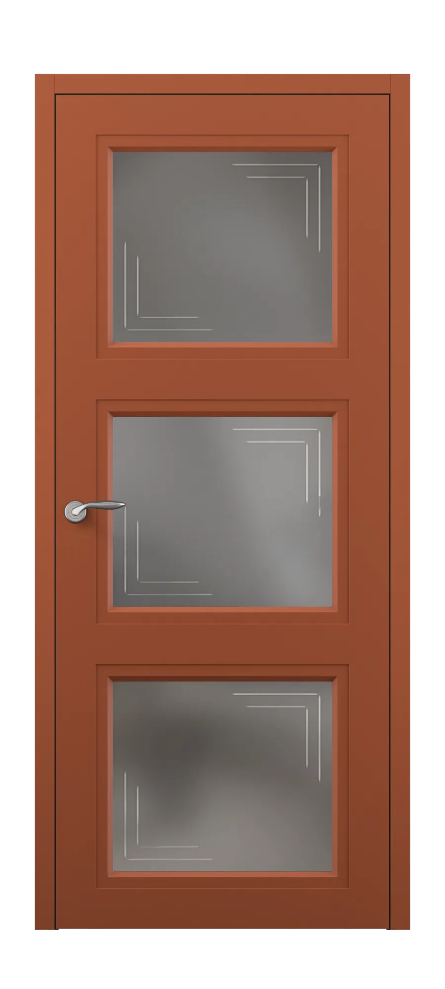  Interior door Neoclassic 04 soft terracotta (top)