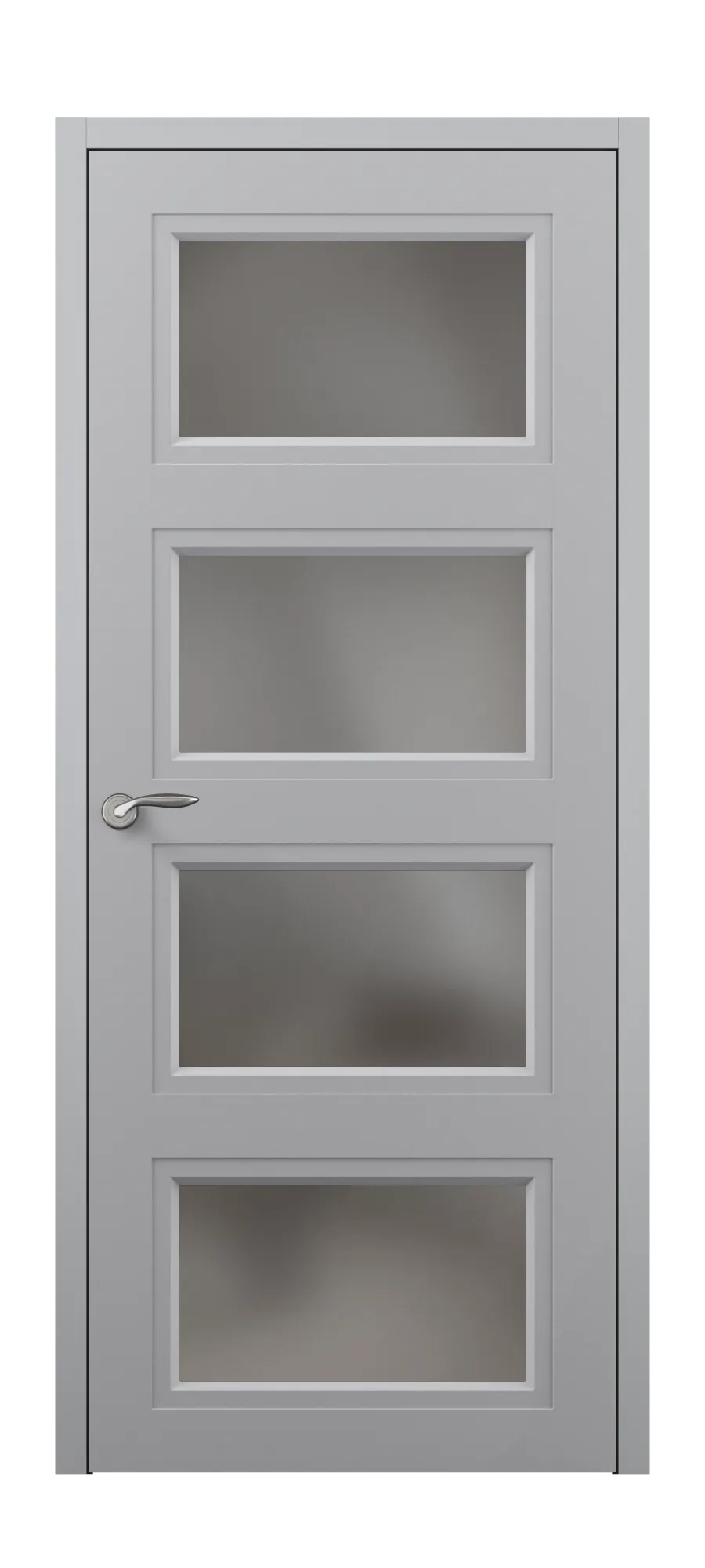  Бөлмеаралық есік Neoclassic 05 софт барқыт сұр (жоғарыдан)