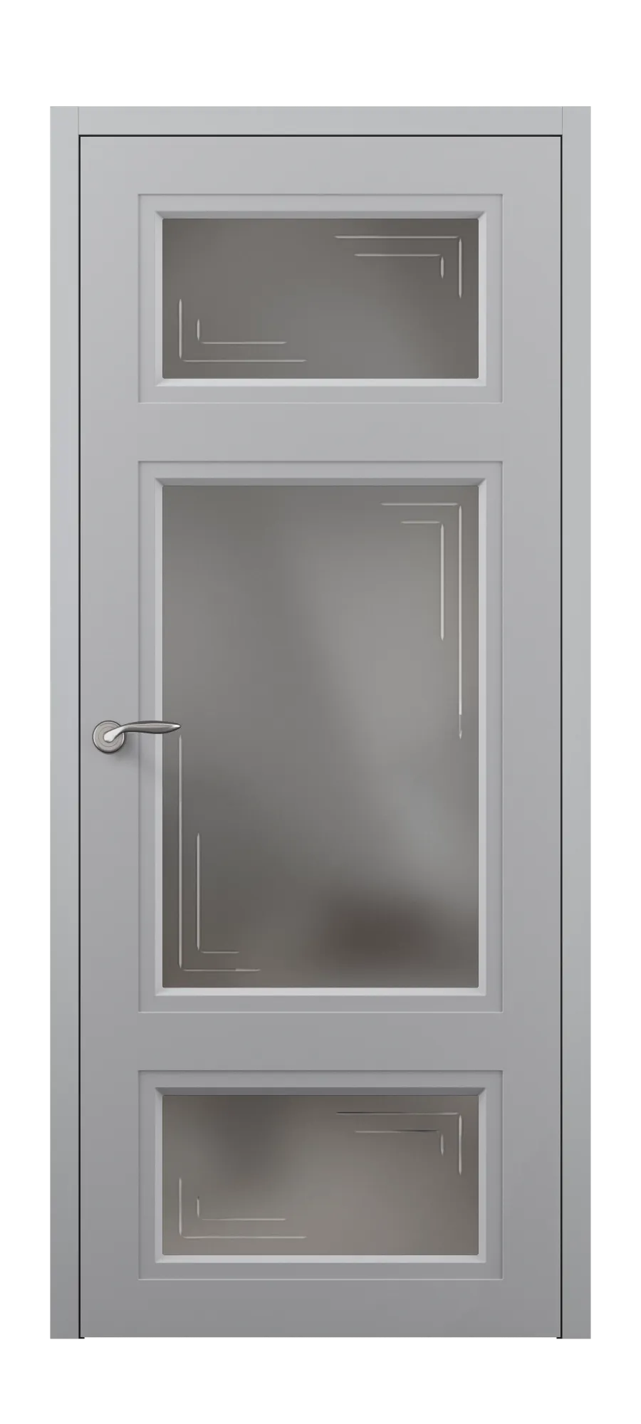 Interior door Neoclassic 06 soft velvet grey (top)