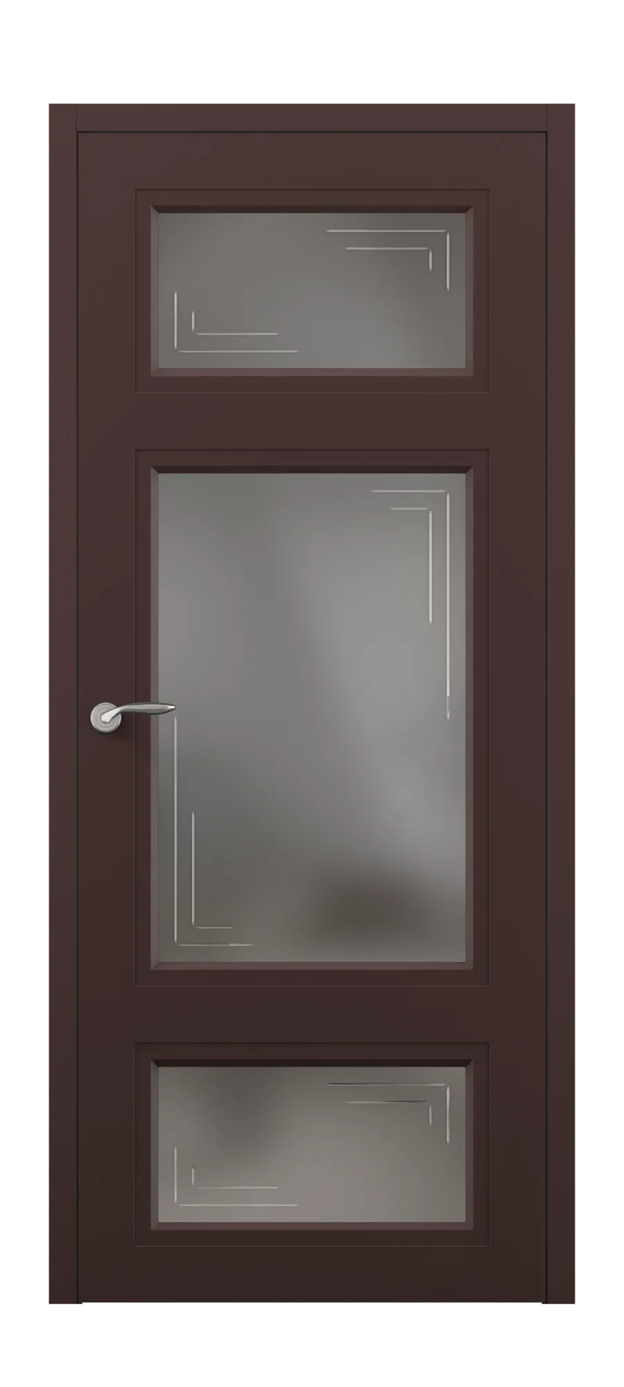 Interior door Neoclassic 06 soft bordeaux