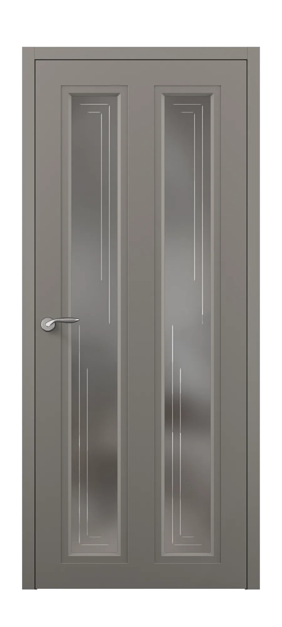 Interior door Neoclassic 07 soft velvet cappuccino