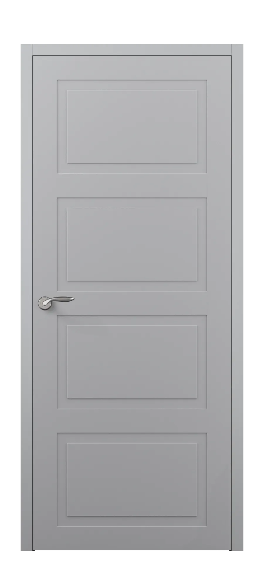 Бөлмеаралық есік Neoclassic 5 софт барқыт сұр