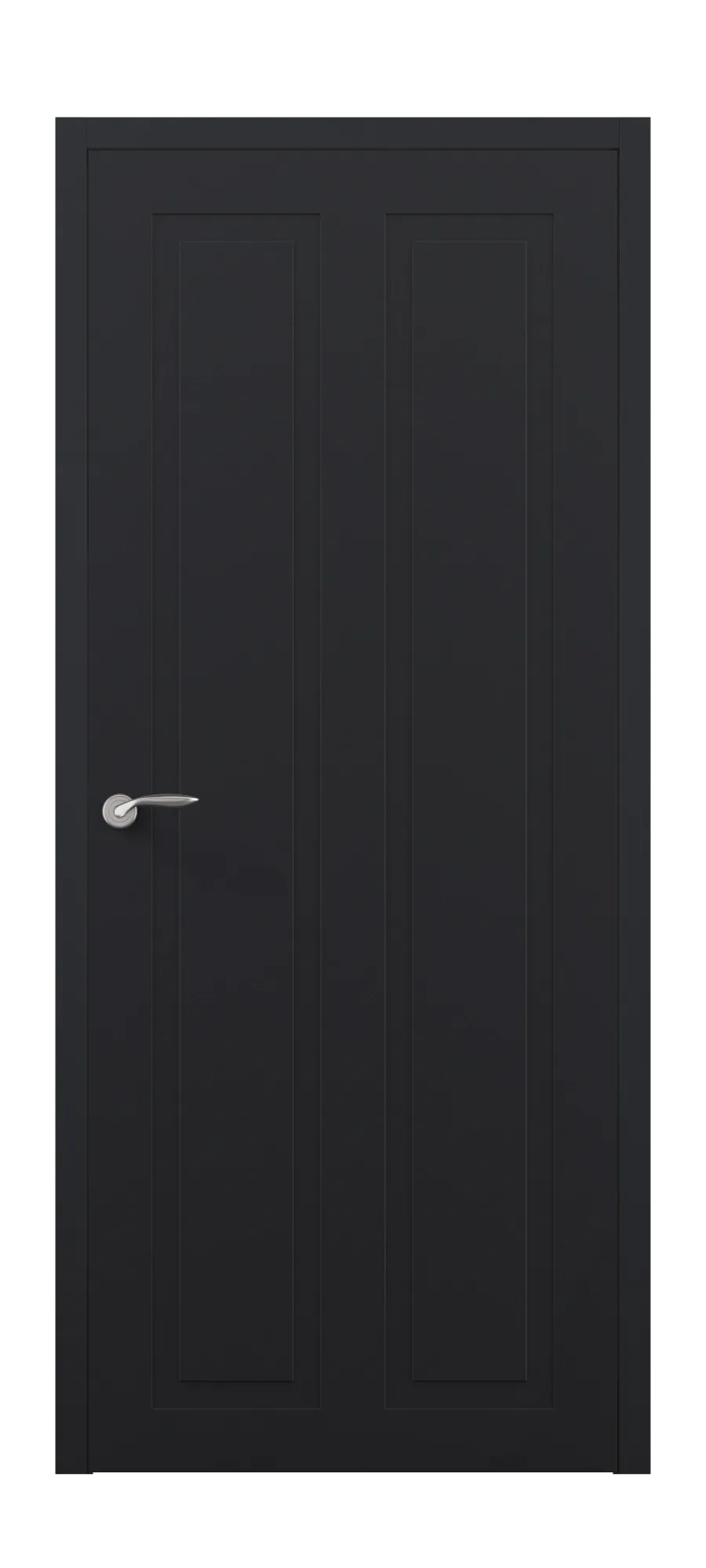 Interior door Neoclassic 7 black shagreen