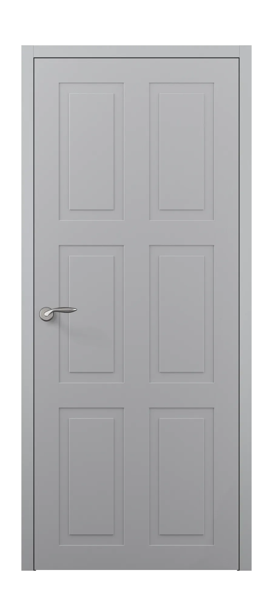  Interior door Neoclassic 8 soft velvet grey (top)