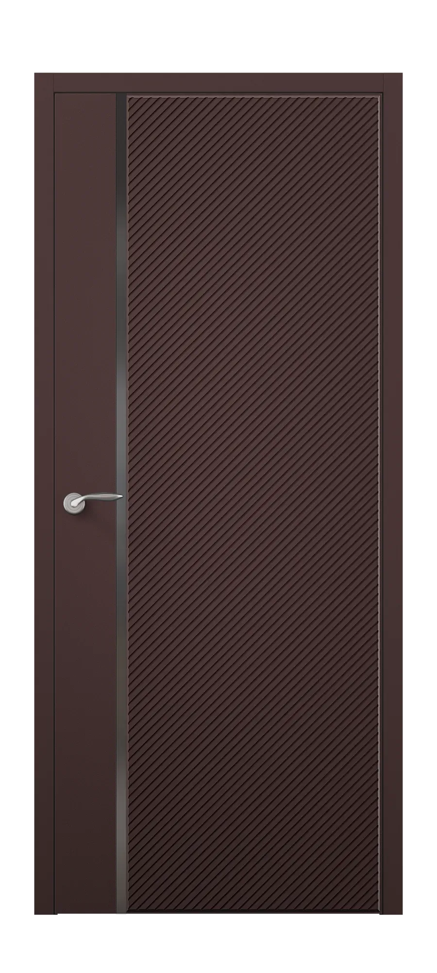 Interior door Neoline 5 soft bordeaux