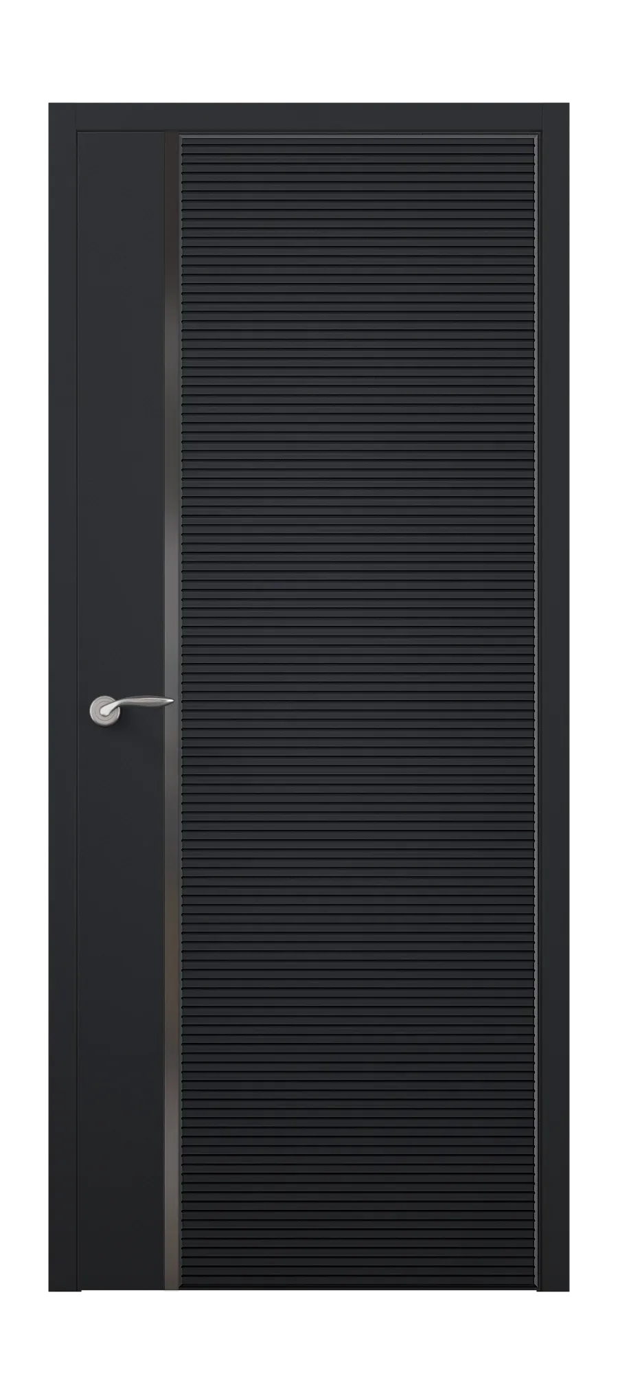  Interior door Neoline 6 black shagreen (top)