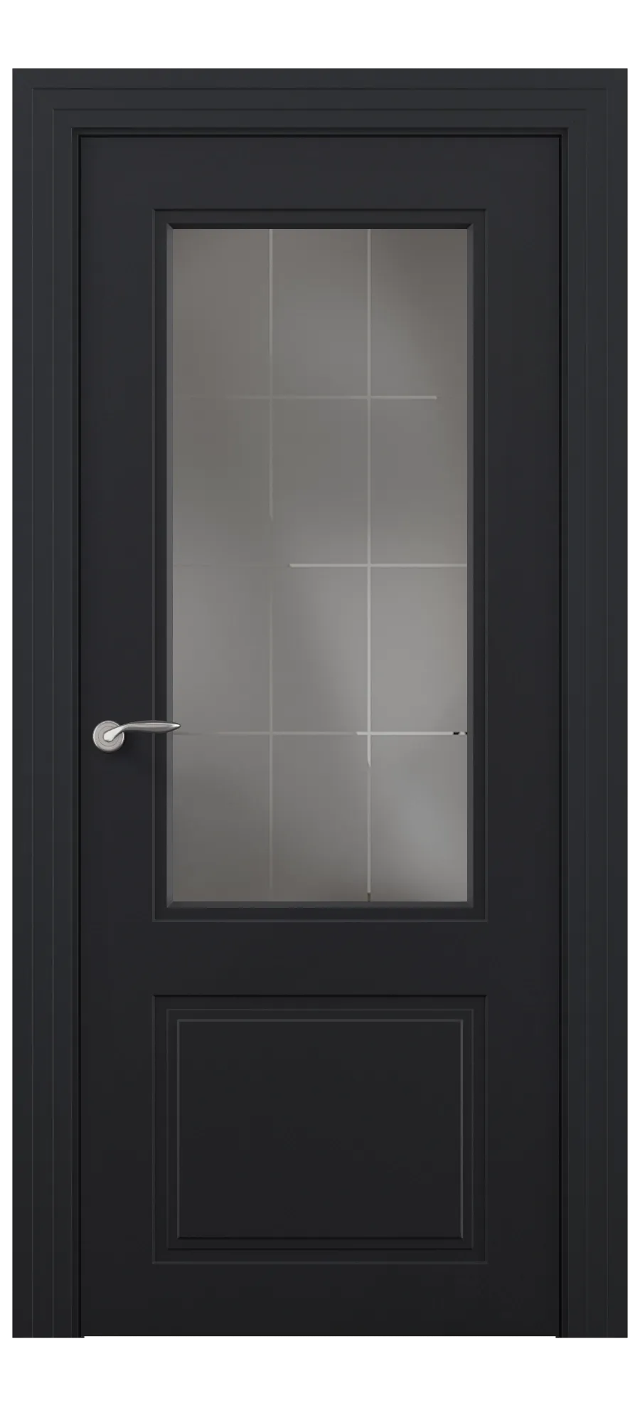 Interior door Nevada 02 black shagreen