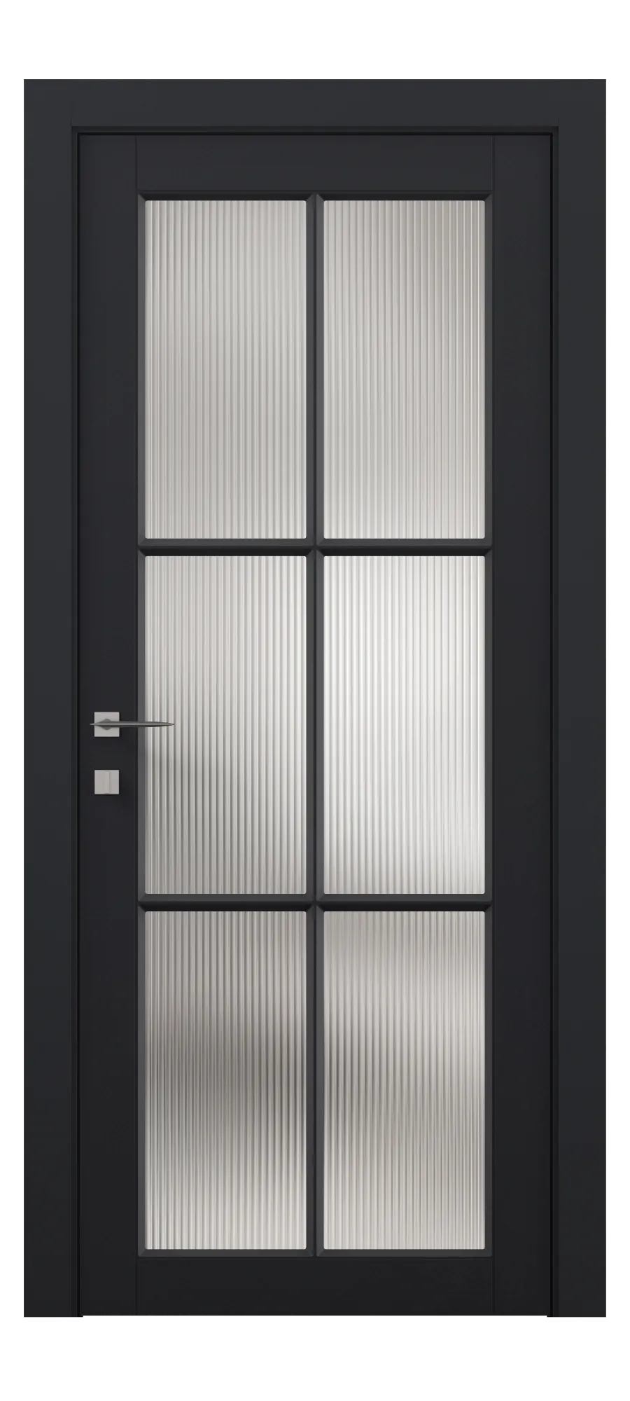Interior door Oxford 02 black shagreen