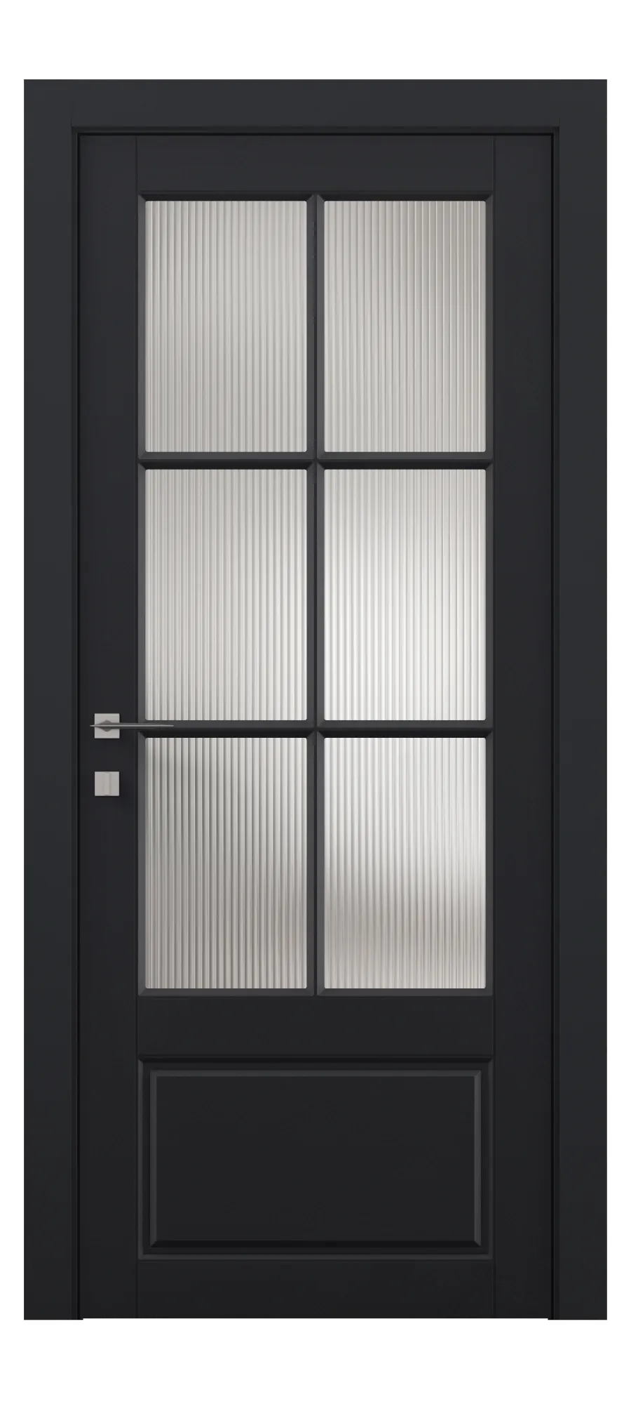 Interior door Oxford 06 black shagreen
