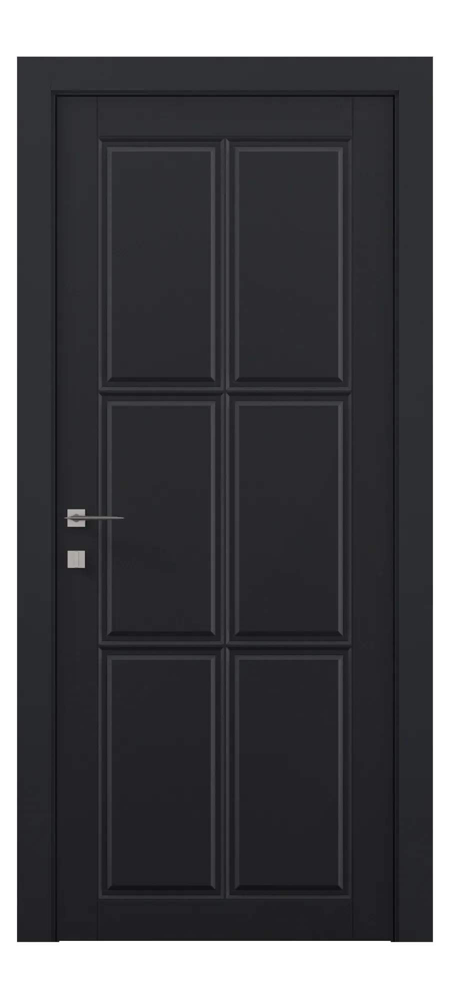 Interior door Oxford 2 black shagreen