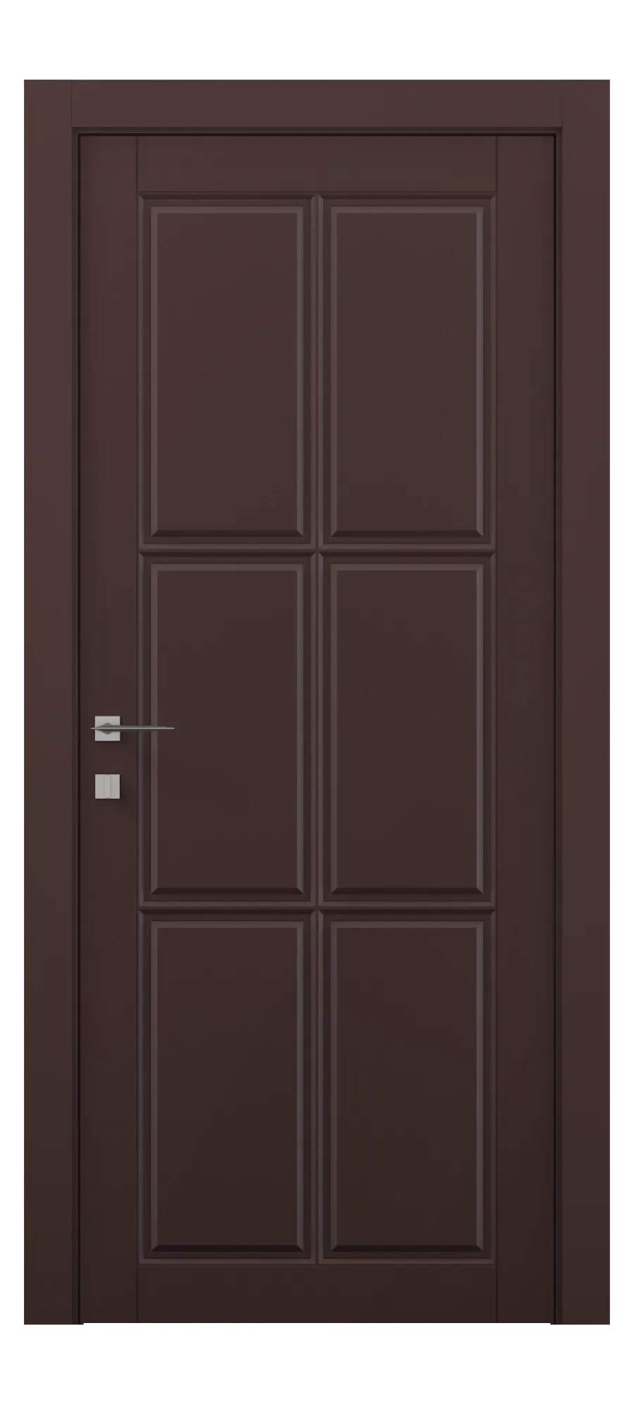 Interior door Oxford 2 soft bordeaux